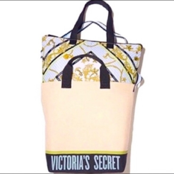 Victoria’s Secret Logo Labeled Tote Bag with Detachable Insulated Tote (2pc Set) - Picture 8 of 10